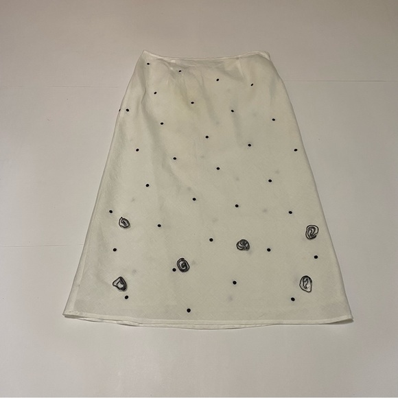 Dresses & Skirts - Richard Malcom white & black skirt size 6